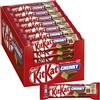 CAIYA Nestle, Nuovo Kit Kat Chunky Classico Maxi Wafer Ricoperto di Cioccolato al Latte - Box 36 pezzi x 40gr