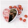 Wanapix | Cioccolatini Personalizzati Nome | Scatola forma di Cuore | 22 Praline al Cioccolato alle Nocciole | Regale Originali San Valentino | 6x15x5 cm - Idee