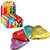 Lindt 40 CUORI DI FINISSIMO CIOCCOLATO AL LATTE LINDT MULTICOLOR 24g COLORI ASSORTITI