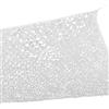 IDMarket Tenda parasole rettangolare, design ombreggiante, mimetico, 3 x 4 m, colore bianco
