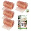 ISOTRONIC Rete in Rame 24m Protezione Lumache e Topi, Tessuto per Sigillare Fori e Fessure contro Roditori, Nastro in Rame per Aiuole, Uso Interno ed Esterno, Barriera Naturale Efficace