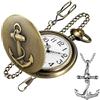Tiong Orologio da tasca da uomo Orologio classico vintage con pendentea mio figlio Orologio da regalo per padre madre figlio Orologio con collana con catena