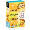 Ghenos Games Taco Micio Pizza - Gioco di carte - Gioco Competitivo per Adulti e Bambini dai 4 Anni - 2-6 Giocatori - Durata 5min - Edizione Italiana