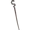 Chaks - Bastone del serpente in 4 pezzi, bacchetta con testa di serpente | Accessorio per costumi di Halloween, Carnevale e fantasy, bacchetta smontabile per maghi e stregoni