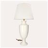 KeyHome Store Lampada in Ceramica Bianco H.52 cm