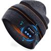 puersit Cappello Bluetooth V5.2 Uomo Donna Invernali, Lavorato a Maglia Senza Fili Bluetooth Cuffia Musica Cappello per Corsa Sci Escursionismo