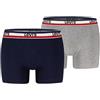 LEVIS Repeat Sportswear Logo Boxer Uomo (Pacco da 2)