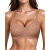 Adisputent Reggiseni senza cuciture senza fili Jelly per il comfort delle | Buttery Soft, Push Up, Support, No Show T-Shirt Bralette, Invisibile, Copertura completa, Imbottito, Zero Feel Bralette