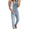 Kobilee Tuta Intera Donna Invernale Denim Salopette Jeans Elasticizzata Casual Salopette con Tasche Curvy Tuta Intera Baggy Elegante Jumpsuit