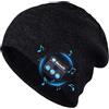 puersit Cappello Bluetooth V5.2 Uomo Donna Invernali, Lavorato a Maglia Senza Fili Bluetooth Cuffia Musica Cappello per Corsa Sci Escursionismo