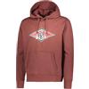 Bear Felpa Uomo Cappuccio Stampa Logo Frontale a Contrasto Surfboard (M, Bordeaux)