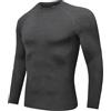 Djtnzdm Maglia Termiche da Uomo Invernale Sportivo Maglietta Intima Termica Biancheria Intima Termica in Pile Compressione Funzionale Ciclismo Fitness Sci Termica Maniche Lunghe