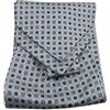Avantgarde UOMO VARI ascot di seta foulard da collo CASHE COL BLU con disegni a FIORI SETA