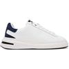 GUESS Scarpe Uomo Sneaker Elba in Pelle Bianco/Blu Taglia Scarpa: 39