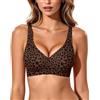 Adisputent Reggiseno senza fili Jelly Bra Push Up Gel Bras per le donne | Reggiseno a V profondo, senza ferretto, senza cuciture, supporto morbido, comfort, tuffo, copertura completa