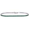 Remo Gammella Bracciale Uomo Donna Tennis Argento 925 con Zirconi - Dimensioni 2 mm - Misura regolabile da 17 a 20 cm - Colore a scelta