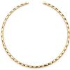 MAJALE - Girocollo rigido dorato e argento | Choker oro e argento | Girocollo dorato da donna | Choker argento | Girocollo Argento | Girocollo Argento