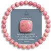 SIMPLÍ BASIC Braccialetto di guarigione naturale, braccialetto chakra da 6 mm, con pietre preziose e cristalli, braccialetto da donna, braccialetto da uomo, fortuna, calma, ansia, accessori per