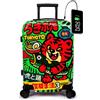 TOKYOTO Valigia da cabina bambini ragazzi 55 x 35 x 20 cm con AKA TIGER Manga giapponesi