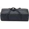 Anevous Borsa da viaggio pieghevole, impermeabile, da campeggio, con manici, cerniere, in tessuto Oxford, borsa sportiva, borsa da weekend, per uomo e donna, colore nero, 60 x 31 x 24 cm