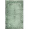 TESSO LIVING Tappeto Salotto XXL Kilim Vintage 230x320 cm Verde Lavabile Pelo Corto Antiscivolo Oeko-Tex Design Belga