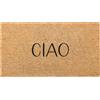 Generico Tappeto Zerbino Cocco Ingresso Casa Esterno Antiscivolo 33 x 60 cm fondo antiscivolo (CIAO)
