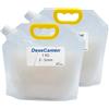 DeseCamen Silica Gel Bianco Sfuso 2 kg | 2x 1 kg | Granuli 3-5 mm | Ricarica Deumidificatore | Riutilizzabile | DMF Free