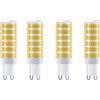 Aiwerttes G9 7W Lampadine LED 65W Luci Alogene LED, 3000K Bianco Caldo AC 220-240V Angolo Fascio 360° Lampada Base Bi-Pin Non Dimmerabile, Confezione Da 4