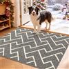 Biscpro Zerbino Ingresso Interno,80x120cm Zerbino Tappeto Ingresso Casa per porta interna o zerbino Esterno, Patio,Veranda,Soglia o portico,Ufficio