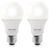 DiCUNO Lampadina LED E27 con sensore radar, 12W=100W, 5000K, 2 Pezzi | Bianco freddo, 1100lm, Non dimmerabile, 100-240V, 360°, Lampadina E27 con sensore di movimento per porta, corridoio, cantina