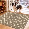 Biscpro Zerbino Ingresso Interno,80x120cm Zerbino Tappeto Ingresso Casa per porta interna o zerbino Esterno, Patio,Veranda,Soglia o portico,Ufficio