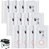 Sgizoku 12 sacchetti per aspirapolvere Festool SELFCLEAN SC-FIS-CT MINI/MIDI-2/5/CT15/MIDI 2019+
