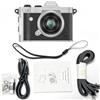 Blaihild Piccola Fotocamera Digitale Corpo in Lega 20MP Video 2K Schermo | Design con Pendente Vintage, Corpo Monoblocco in Metallo Compatto da 68 G, Lunghezza Focale 4,80 Mm Apertura F 2,4,