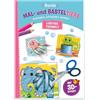 Trötsch Verlag GmbH & Co. KG TRÖTSCH - Bunte Mal- und Basteltiere Lustige Tierwelt | Ausmalbuch mit lustigen Zootieren zum Basteln: Bastelbuch zum Ausschneiden mit Pop-up- und 3D-Effekten | Ab 5 Jahren