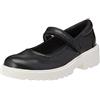 Geox J Casey Girl P, Ballerine da Ragazza, Nero e Bianco, 6 UK