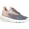 Geox Girl's D Spherica Actif B Sneaker, Dk Stone Nude, 3 UK
