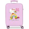 Hello Kitty Sanrio Hello Kitty Always Fun with Friends - Valigetta rigida per cabina, 38 x 55 x 20 cm, 2,6 kg, 34 l, colore: Rosa