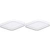 SmartStore - Coperchio a S Compact Box - Piccolo - Colore Trasparente (Confezione da 2)
