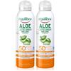 equilibra Solari, Aloe Latte Spray Solare Spf 50+, Latte Solare, con Aloe Vera, Olio di Cocco, di Argan e Vitamina E, Per Pelli Delicate, Protegge da Eritemi e Photoaging, Water Resistant, 150 ml