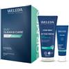 Weleda Duo Clean & Care For Men Doccia Active Fresg 3 In 1 + Crema Idratante Viso pz Set
