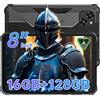 RT3 Pro Tablet Rugged 8 HD MTK G81 Octa Core 16(4+12) GB RAM 128GB ROM Android