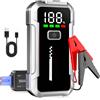 YDBAO Avviatore Batteria Auto 7000A 12V per Auto/Moto (Tutti Gas o 10L Diesel) | Jump Starter Portatile con Torcia a LED Uscita USB Rapida, Avvio Rapido,Protezione Multipli,Compatto e Portatile