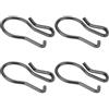 ECSiNG 4 pz valvola di controllo elettronica valvola di scarico attuatore clip molla fissa arco morsetto 18307620323 compatibile con BMW Serie 2/3 X5 X6 I8