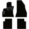 QUEMAR Tappetini Auto per 500L 2012-2022, Bordo Perla, 1 Ricamo | Kit Tappeti Moquette e Gomma su Misura / Set 2 Anteriori + 2 Posteriori / Ricami e Colori Personalizzati / Antiscivolo