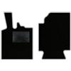 QUEMAR Tappetini Auto per Smart Fortwo 451, Bordo Perla, 0 Ricami | 2007-2014 / W451 / Kit Tappeti Moquette e Gomma su Misura / Set 2 Anteriori / Ricami e Colori Personalizzati / Antiscivolo