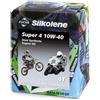 Silkolene Super 4 10W40 - Olio semi-sintetico a 4 tempi, 4 litri