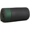 Elchuiaby Coprivolante per auto in pelle microfibra, fai da te, da cucire, per volante da 38 cm 15, migliora il comfort di guida, facile da installare (verde scuro)