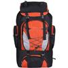 JKSLNMNVFIYD Zaino da trekking for sport all'aria aperta da campeggio for uomo | Zaino portaoggetti extra large for trekking di più giorni, campeggio e lunghi viaggi all'aperto(Orange)