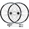 LSRRYD 26 27.5 29 Set di ruote per mountain bike MTB ruota anteriore posteriore A Sgancio Rapido 100/135mm cuscinetti sigillati cassetta 7-12 velocità Cerchio a doppia parete in alluminio