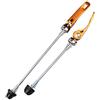 XFGtureIO Rilasci Rapidi per Bicicletta Bicchiere mozzo di Biciclette Anteriore Posteriore QR Spiedini a Rilascio rapido MTB ASSE a Leva della Bici da Strada 145/175mm 90G/Coppia Ti Axis Skewer